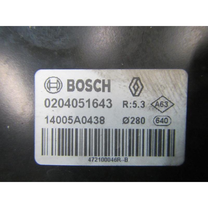 Recambio de servofreno para renault laguna grandtour iii 2.0 dci diesel cat referencia OEM IAM 472100032R 02040251643 0204025164