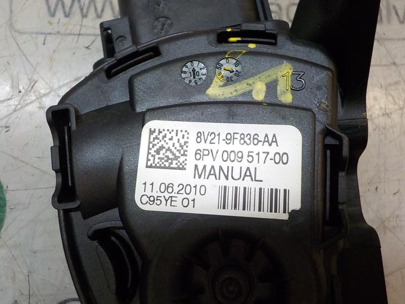 Recambio de potenciometro pedal para ford fiesta (cb1) 1.6 tdci cat referencia OEM IAM 2120072 8V219F836AA 