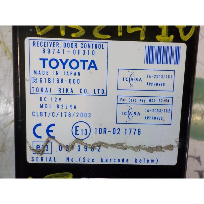 Recambio de modulo electronico para toyota corolla verso (r1) 2.2 turbodiesel cat referencia OEM IAM   