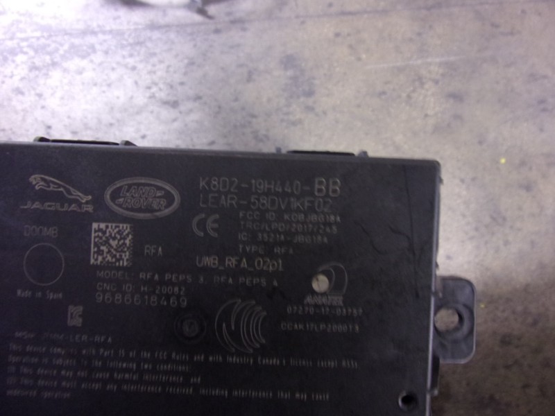 Recambio de modulo electronico para land rover new discovery l462 3.0 d referencia OEM IAM  K8D219H440BB 