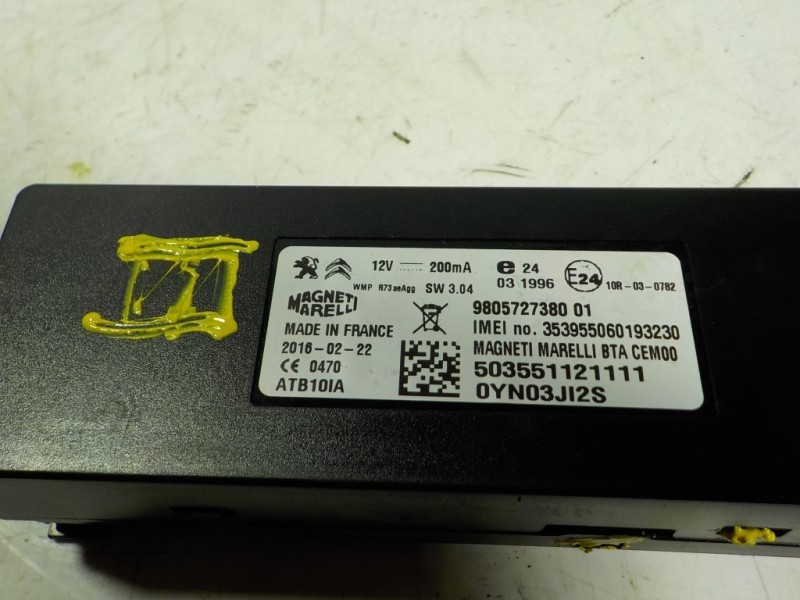 Recambio de modulo electronico para peugeot 508 2.0 blue-hdi fap referencia OEM IAM  9805727380 