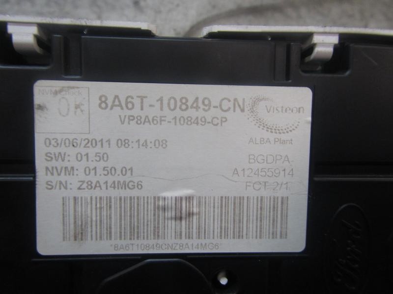 Recambio de cuadro instrumentos para ford fiesta (cb1) titanium referencia OEM IAM   