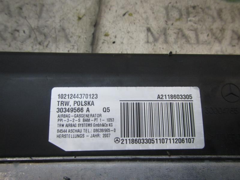 Recambio de airbag delantero derecho para mercedes-benz clase e (w211) berlina e 280 cdi (211.020) referencia OEM IAM A211860330