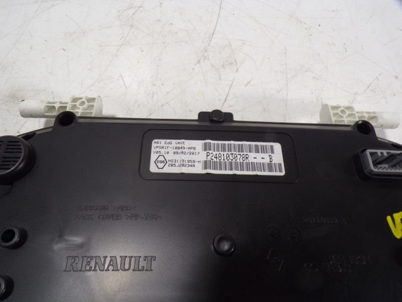 Recambio de cuadro instrumentos para renault kangoo 1.5 dci diesel fap referencia OEM IAM  P248103078R 