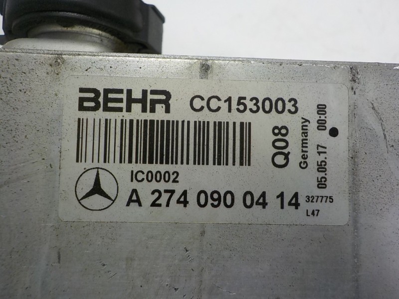 Recambio de intercooler para mercedes-benz clase glc (w253) glc 250 4matic (253.946) referencia OEM IAM A2740900414 A2740900414 