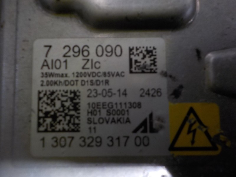 Recambio de centralita faros xenon para bmw serie 3 touring (f31) 2.0 turbodiesel referencia OEM IAM 63117317408 7296090 