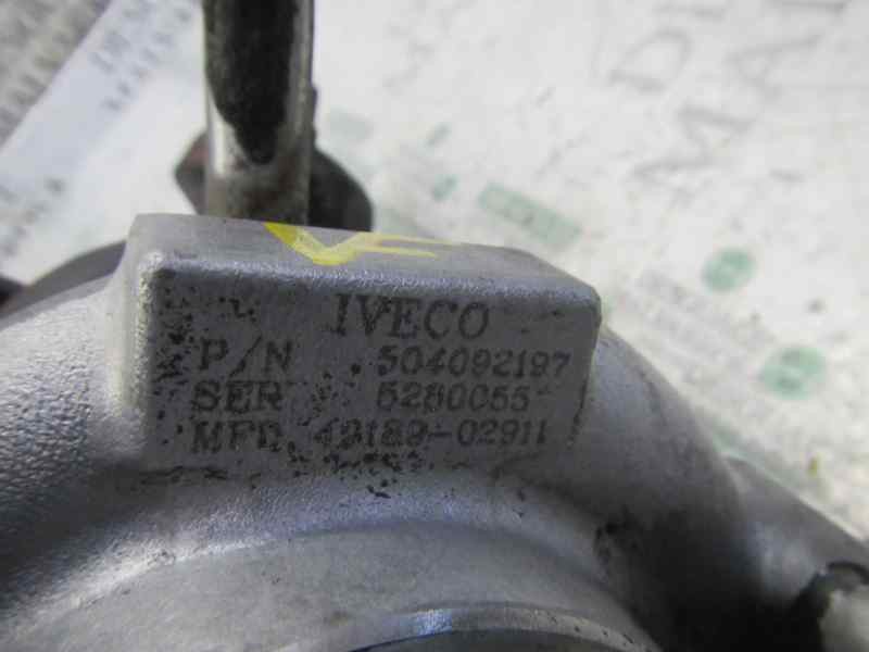 Recambio de turbocompresor para iveco daily caja abierta 3.0 cng referencia OEM IAM  504092197 4918902911 