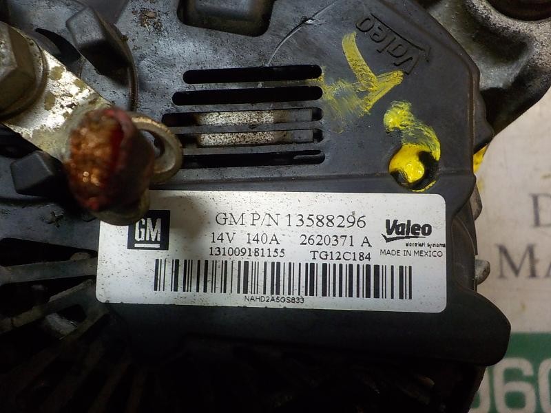 Recambio de alternador para opel corsa d selective referencia OEM IAM   