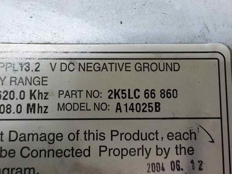 Recambio de sistema audio / radio cd para kia carnival ii 2.9 cdri ex referencia OEM IAM   