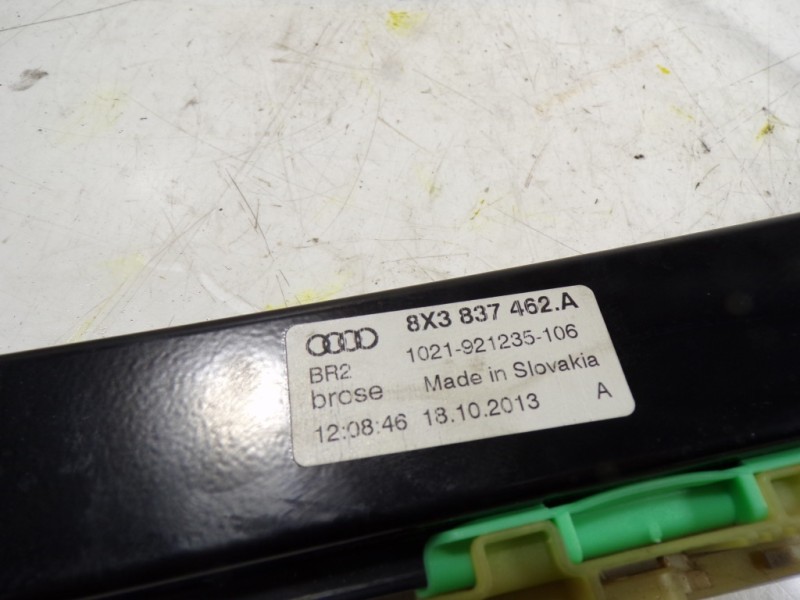 Recambio de elevalunas delantero derecho para audi a1 (8x) 1.6 tdi referencia OEM IAM 8X3837462A 8X3837462A 1021921235106