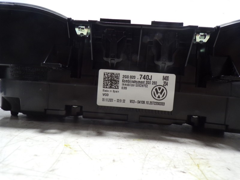 Recambio de cuadro instrumentos para volkswagen polo 1.0 tsi referencia OEM IAM 2G0920740J 2G0920740J 8400204