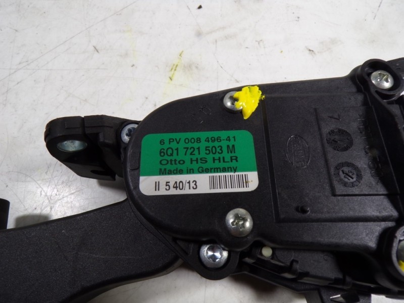 Recambio de potenciometro pedal para audi a1 (8x) 1.6 tdi referencia OEM IAM 6Q1721503M 6Q1721503M 6PV00849641