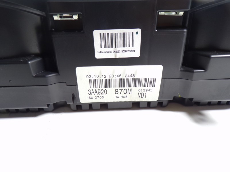 Recambio de cuadro instrumentos para volkswagen passat alltrack 2.0 tdi dpf referencia OEM IAM 3AA920870M 3AA920870M A2C53238928