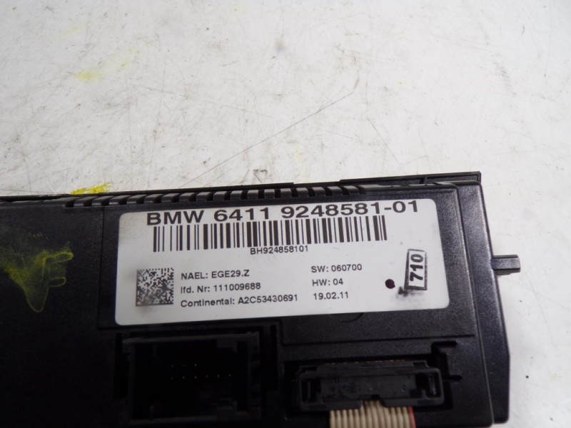 Recambio de mando climatizador para bmw serie 3 berlina (e90) 2.0 turbodiesel cat referencia OEM IAM  924858101 