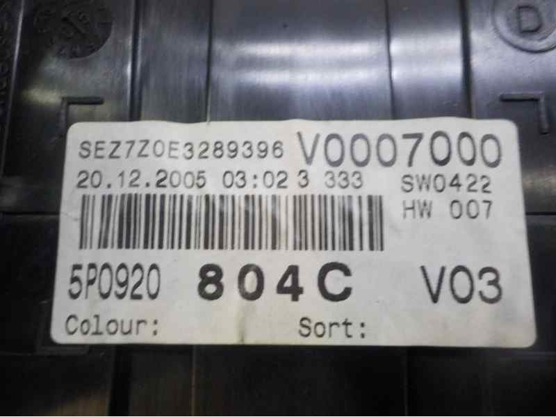 Recambio de cuadro instrumentos para seat altea (5p1) 1.9 tdi referencia OEM IAM   