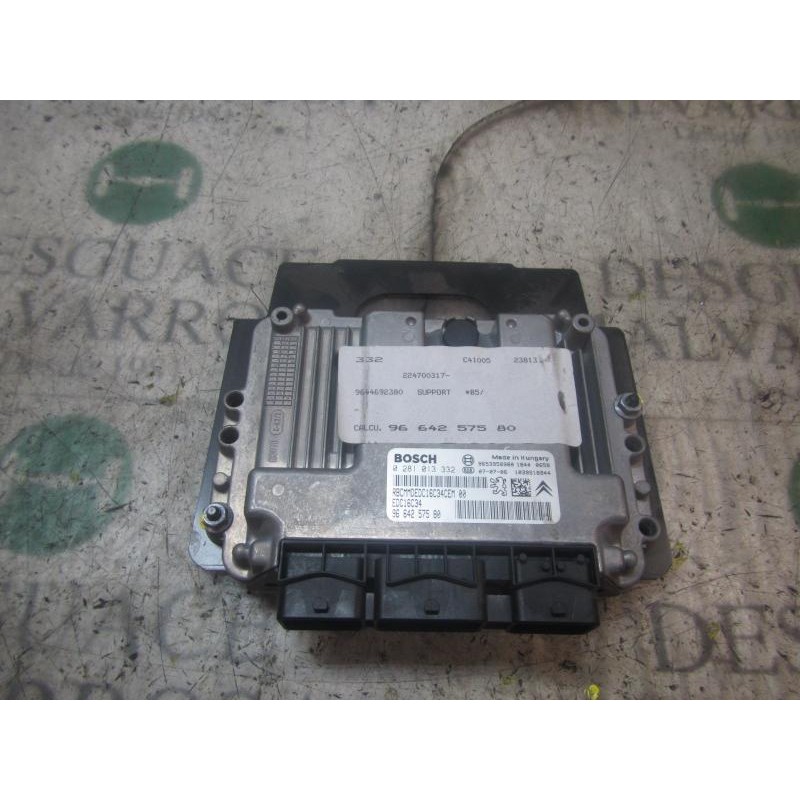 Recambio de centralita motor uce para citroën c4 coupe 1.6 16v hdi referencia OEM IAM   