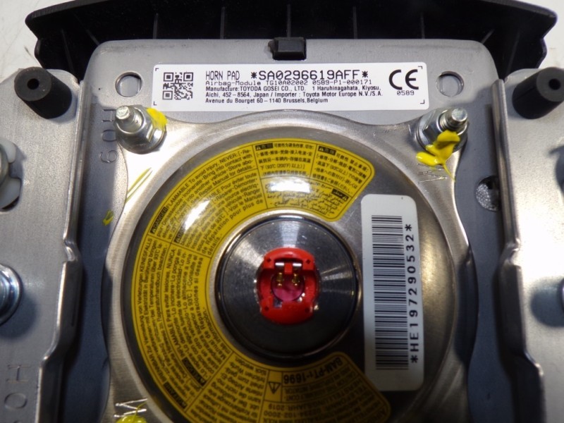 Recambio de airbag delantero izquierdo para toyota prius+ advance referencia OEM IAM 4513047100C0 TG10A02002 TG10A02002