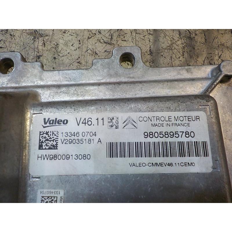 Recambio de centralita motor uce para citroën ds3 1.2 12v vti referencia OEM IAM 1608817680 9805895780 