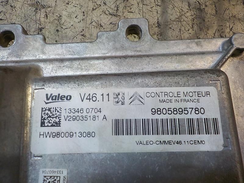 Recambio de centralita motor uce para citroën ds3 1.2 12v vti referencia OEM IAM 1608817680 9805895780 