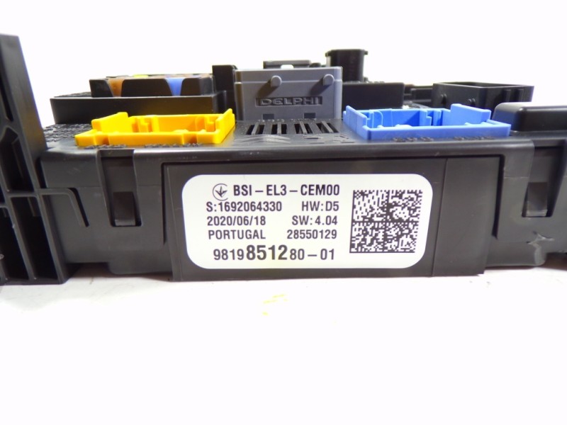 Recambio de caja reles / fusibles para opel crossland x 1.2 referencia OEM IAM  9819851280 28550129