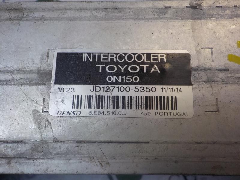 Recambio de intercooler para toyota auris 1.4 turbodiesel cat referencia OEM IAM 179000N040  