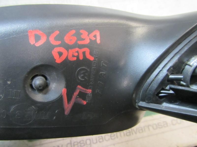 Recambio de espejo derecho para fiat punto (199) 1.3 16v jtd dpf cat referencia OEM IAM   