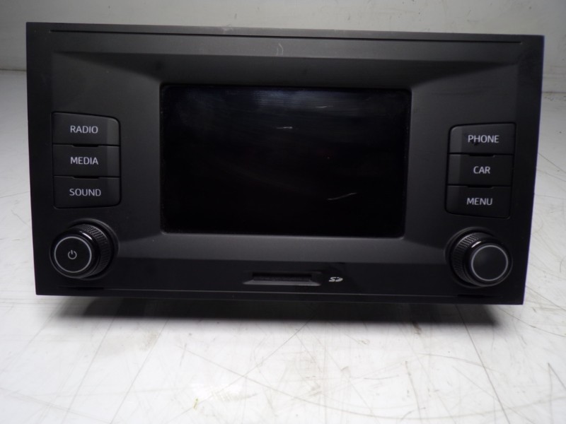 Recambio de sistema audio / radio cd para seat leon (5f1) 1.6 tdi referencia OEM IAM 5F0035888D 5F0035888D 