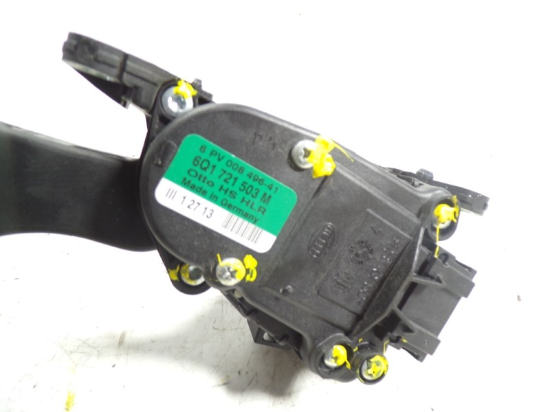 Recambio de potenciometro pedal para volkswagen polo (6r1) 1.2 tsi referencia OEM IAM 6Q1721503M 6Q1721503M 
