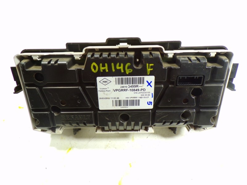 Recambio de cuadro instrumentos para renault captur 0.9 tce referencia OEM IAM 248106808R 248103499R 