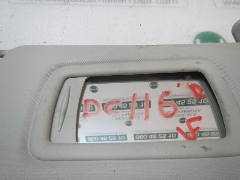 Recambio de parasol derecho para renault megane iii coupe 1.5 dci diesel fap referencia OEM IAM   