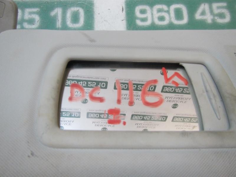 Recambio de parasol izquierdo para renault megane iii coupe 1.5 dci diesel fap referencia OEM IAM   