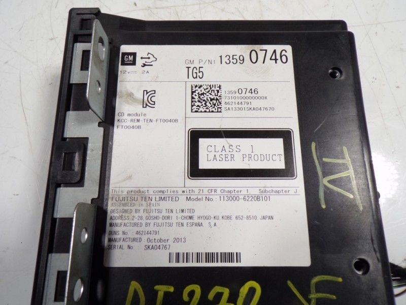 Recambio de modulo electronico para opel insignia berlina 2.0 16v cdti referencia OEM IAM 13590746 13590746 462144791