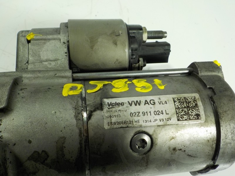 Recambio de motor arranque para seat leon (5f1) 1.6 tdi referencia OEM IAM 02Z911021K 02Z911024L 