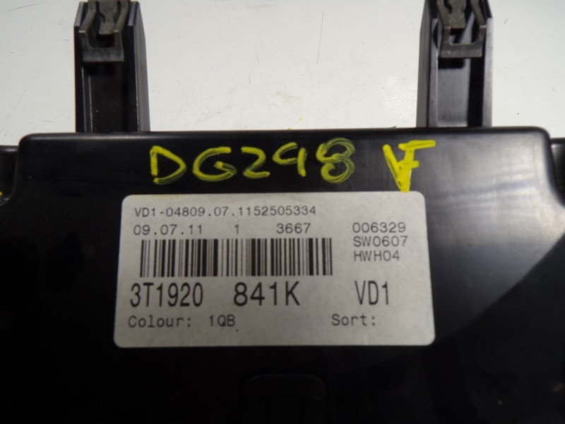 Recambio de cuadro instrumentos para skoda suberb (3t4) 2.0 tdi dpf referencia OEM IAM 3T1920841KKD0 3T1920841K A2C53425933