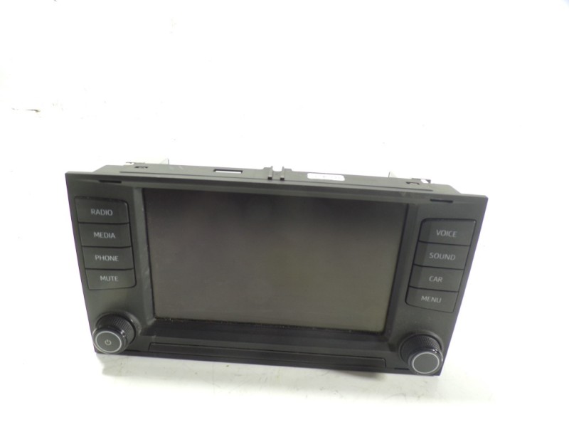 Recambio de pantalla multifuncion para seat leon (5f1) 1.6 tdi referencia OEM IAM 5F0919604EBBO 5F0919604E 