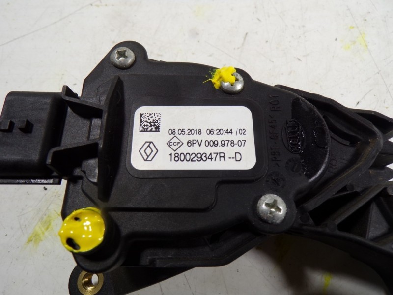 Recambio de potenciometro pedal para renault captur 0.9 tce referencia OEM IAM 180029347R 180029347R 