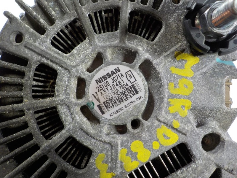 Recambio de alternador para renault koleos 2.0 dci diesel fap referencia OEM IAM  23100JG71A 