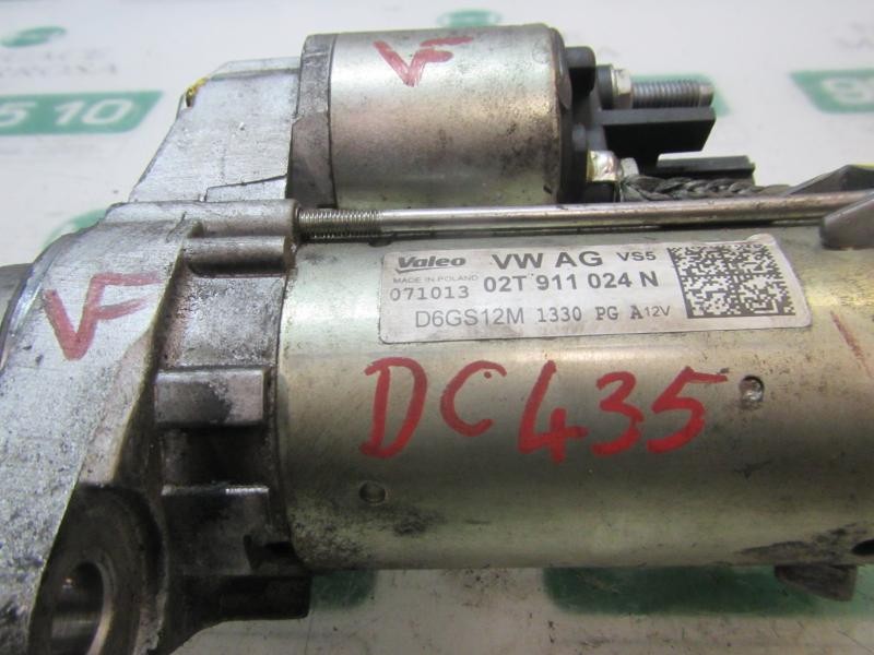 Recambio de motor arranque para volkswagen polo (6r1) advance referencia OEM IAM 02T911024N  