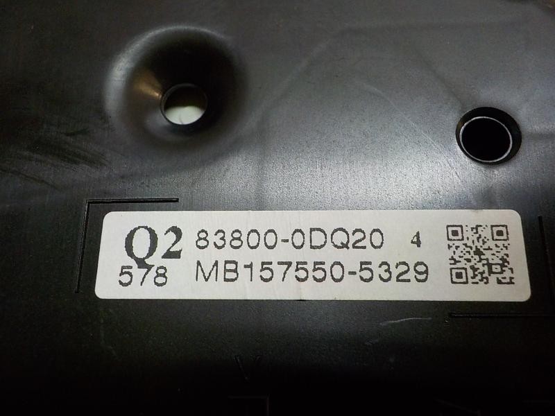 Recambio de cuadro instrumentos para toyota yaris 1.4 turbodiesel cat referencia OEM IAM 838000DQ20 8380002Q20 