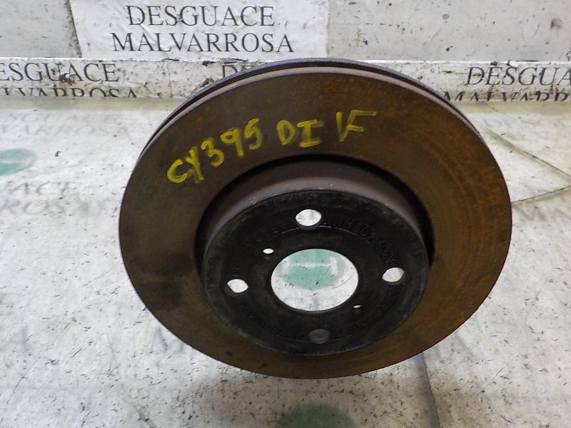 Recambio de disco freno delantero para toyota yaris 1.4 turbodiesel cat referencia OEM IAM 435120D060  