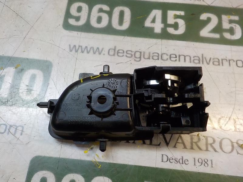 Recambio de maneta interior trasera derecha para toyota yaris 1.4 turbodiesel cat referencia OEM IAM 692050D200C0  
