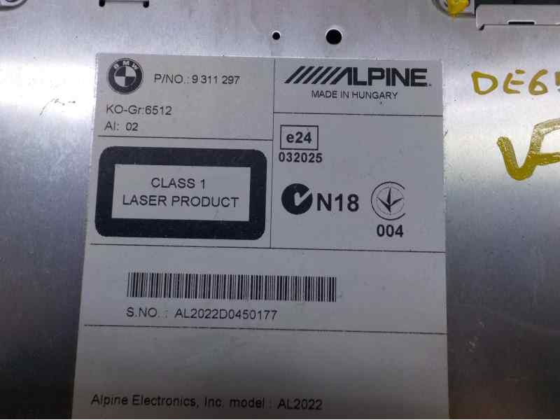 Recambio de sistema audio / radio cd para bmw serie 3 touring (f31) 2.0 turbodiesel referencia OEM IAM 65129317873 9311297 