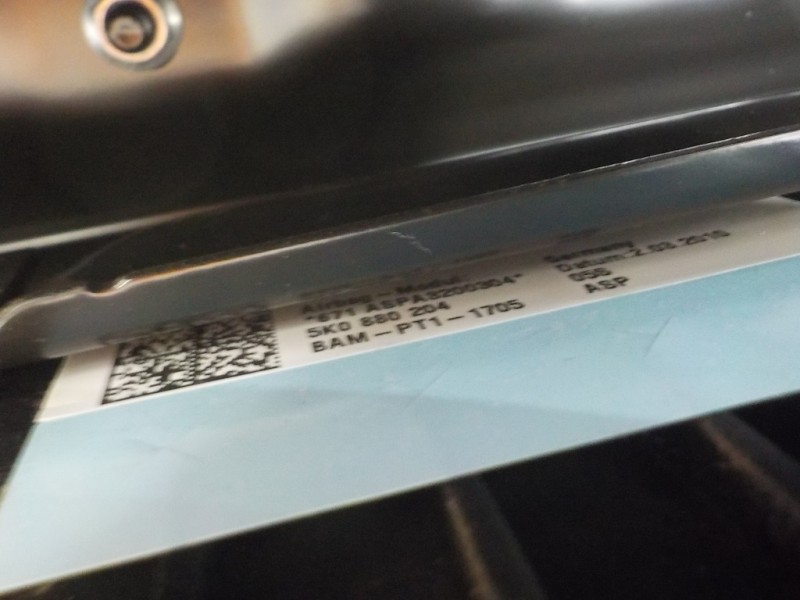 Recambio de salpicadero para volkswagen golf vi (5k1) 1.4 16v tsi referencia OEM IAM 5K1857001A81X  