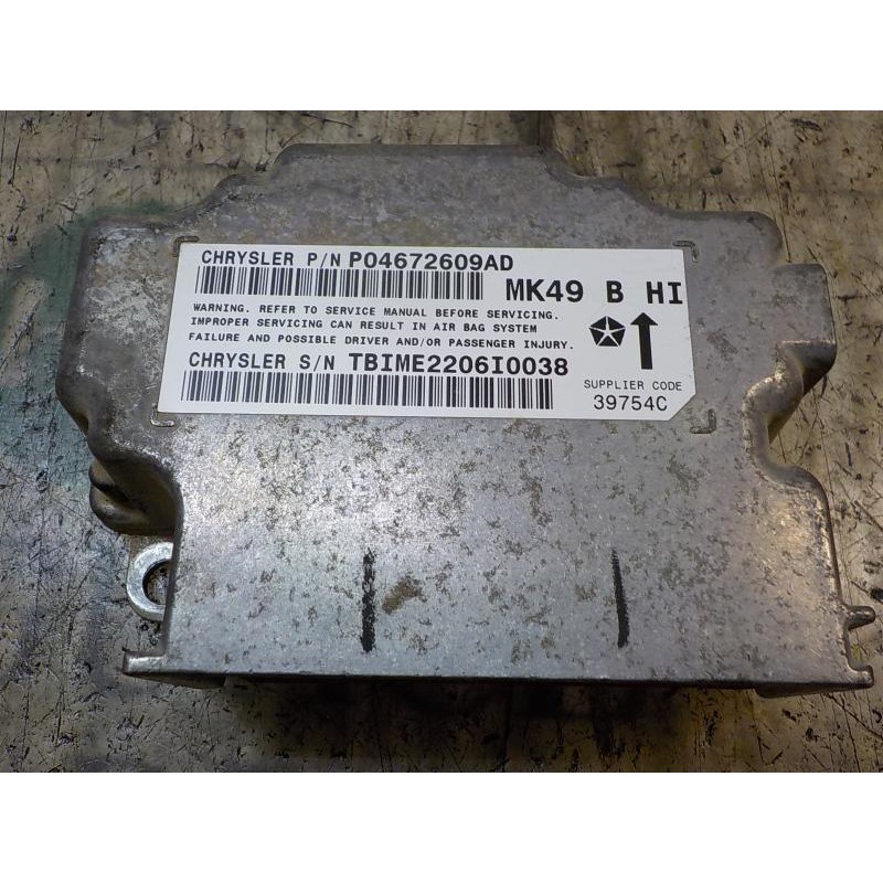 Recambio de centralita airbag para jeep compass 2.4 16v cat referencia OEM IAM   