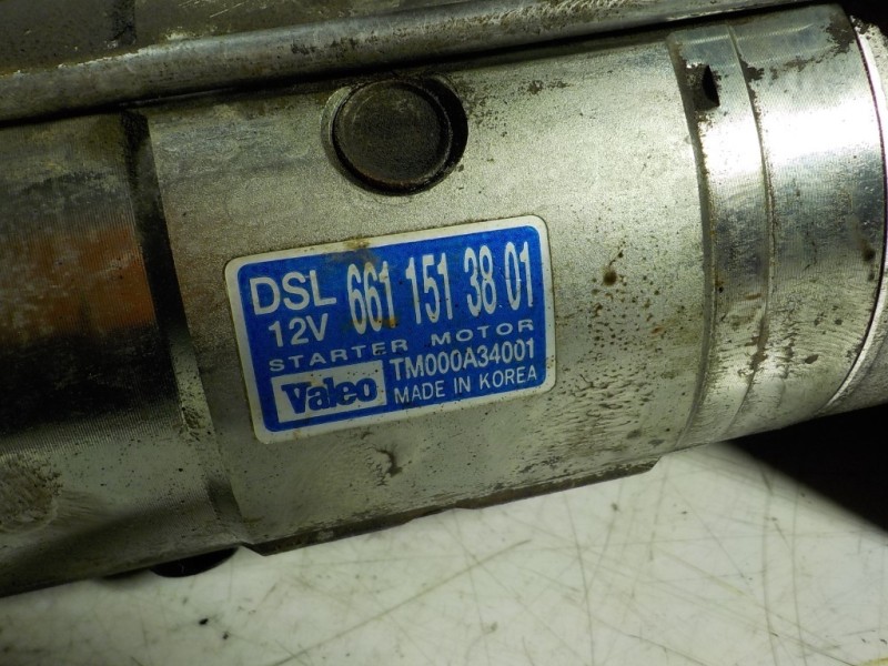 Recambio de motor arranque para ssangyong rexton 2.7 turbodiesel cat referencia OEM IAM  6611513801 