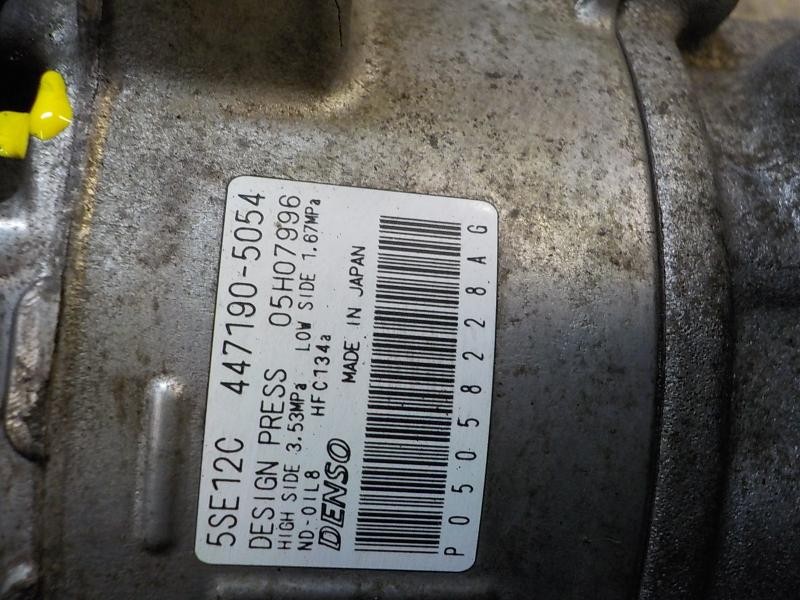 Recambio de compresor aire acondicionado para jeep compass 2.4 16v cat referencia OEM IAM   