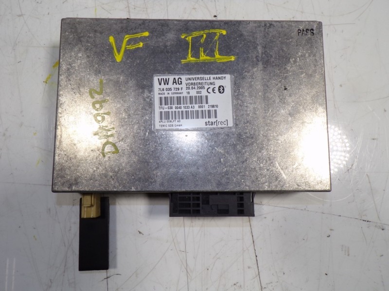 Recambio de modulo electronico para volkswagen touareg (7la) tdi r5 referencia OEM IAM 7L6035729H 7L6035729F 0001219810