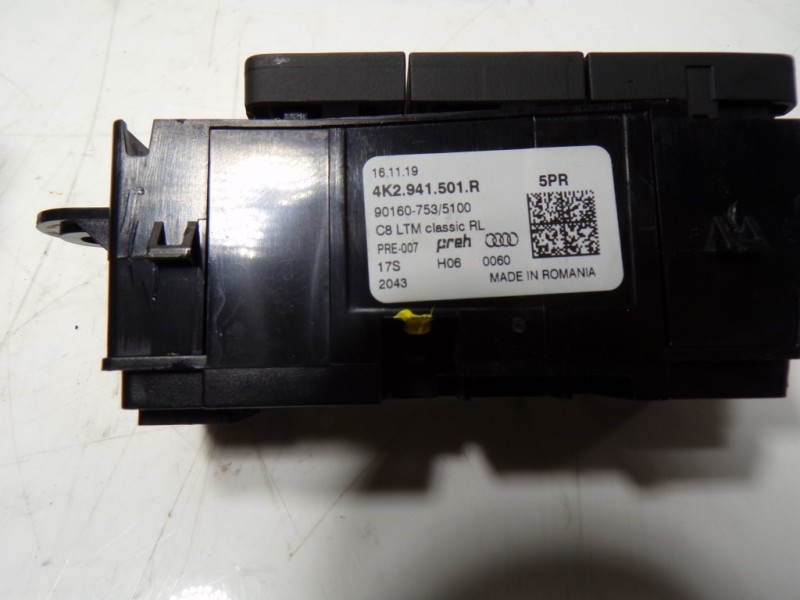 Recambio de mando luces para audi a1 sportback (gba) 1.0 tfsi referencia OEM IAM 4K2941501R 4K2941501R 