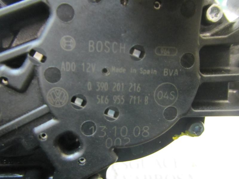 Recambio de motor limpia trasero para volkswagen polo (6r1) advance referencia OEM IAM 5K6955711B  