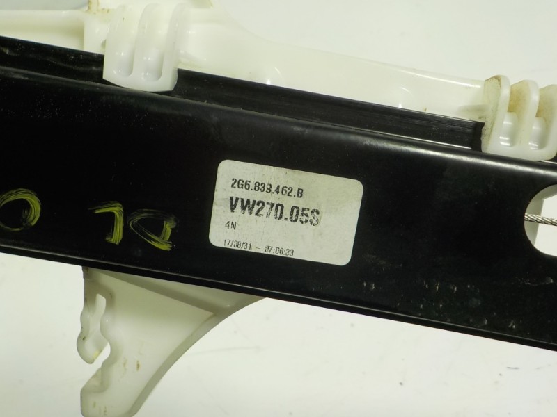 Recambio de elevalunas trasero derecho para volkswagen polo 1.6 tdi dpf referencia OEM IAM 2G6839462C 2G6839462B 